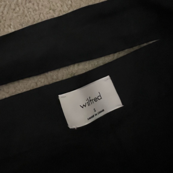 Aritzia Wilfred ELETA Black Linen Wrap Skirt, S - Picture 5 of 6